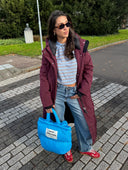 Lange waterdichte parka