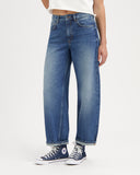 Donkerblauwe barrel jeans lucy loose 30