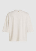 T-shirt met embroidery tekst rane top