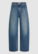 Blauwe barrel jeans cody
