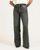 Wide leg jeans harper charcoal fade