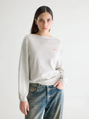 Grijze trui met logo geros