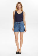 Donkere denim short nutokyo