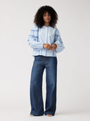 Lichtblauwe blouse milly