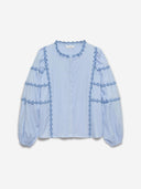 Lichtblauwe blouse milly