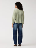 Lichtgroene blouse freya