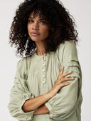 Lichtgroene blouse freya