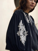 Blouse met borduursel helen