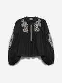Blouse met borduursel helen