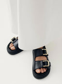 Zwarte sandalen harper