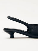 Zwarte slingbacks eros