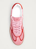 Roze sneakers met rood detail rife sea pink