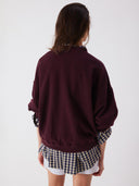 Oversized bordeaux sweater atubay