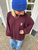 Bordeaux sweater raisin