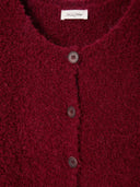 Bordeaux vest met knopen zolly