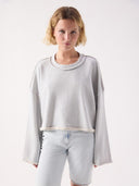 Lichtblauwe sweater dantown