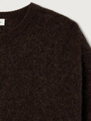 Donkerbruine oversized trui vitow