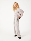 Grijze sweater met logo jitbay