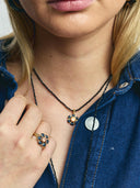 Black onyx gemstone necklace gp