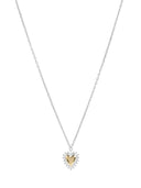 Bravery heart necklace