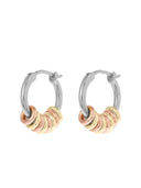 Mix it up hoop earrings silver