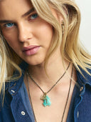 Pyrite gemstone necklace gp