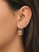 Single love note stud gp