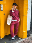 Bordeaux barrel sweatpants