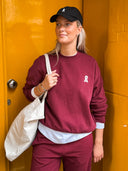 Bordeaux logo sweater alizaa