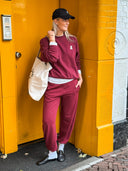 Bordeaux logo sweater alizaa