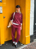 Bordeaux logo sweater alizaa