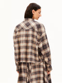 Bruin geruite blouse nalaani
