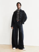 Donkere barrel jeans aalthea