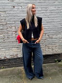 Donkere barrel jeans aalthea