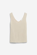 Ribstof top caaro lino