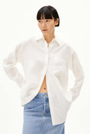 Witte blouse maalgaa