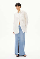 Witte blouse maalgaa