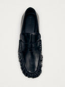 Zwarte leren loafers aven