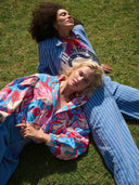 Blouse urban flora stripe