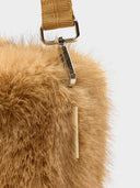 Faux fur tas hochet