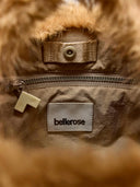 Faux fur tas hochet