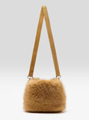 Faux fur tas hochet