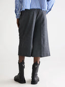 Donkergrijze bermuda short dom