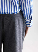Donkergrijze bermuda short dom