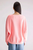 Fel roze boxy sweater flips