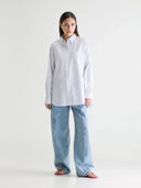 Gestreepte oversized blouse giorgia