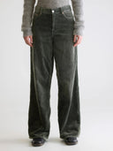 Groene corduroy broek n.64 PARTHE
