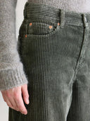 Groene corduroy broek n.64 PARTHE