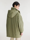 Groene parka jas jade