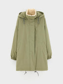 Groene parka jas jade